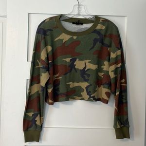 Forever 21 Camo crop